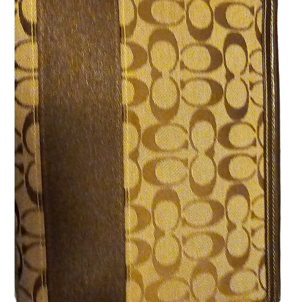 Coach Brown Patterned Ipad Case. - image 1